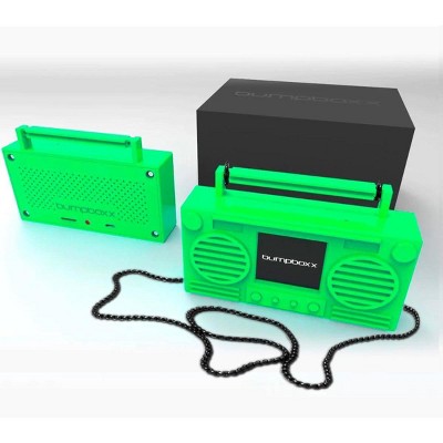 Microboom Speaker Boombox Bluetooth, Slime Green - Manufacturer Refurbished