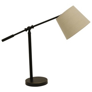 Connor Adjustable Arm Table Lamp Bronze (Lamp Only) - Decor Therapy