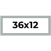 PosterPalooza | Panoramic Refined Blue Picture Frame - UV Acrylic, Foam Board Backing, Hanging Hardware - 2 of 4