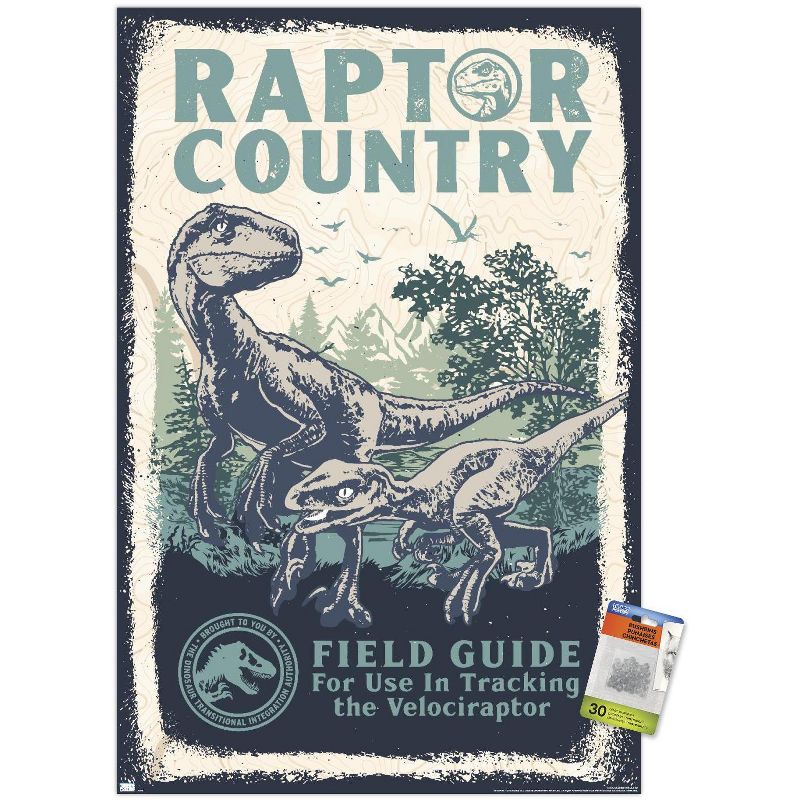 Trends International Jurassic World: Dominion - Raptor Country Unframed Wall Poster Prints, 1 of 7