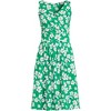 Lands' End Women's Cotton Modal Pleated Fit and Flare Dress - 3 of 4