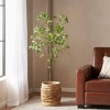 XINGHANZHENXUAN Artificial Pieris Tree, Pre-Potted Faux Evergreen, Decorative Plant for Indoor and Outdoor Spaces - 3 of 4