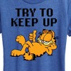 Women's - Garfield - Try To Keep Up Short Sleeve Graphic T-Shirt - 2 of 4