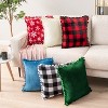 PAVILIA Set of 2 Pom Pom Throw Pillow Covers, Decorative Pompom Fringe Square Cushion Cases for Couch Sofa Bed - 3 of 4