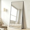 Kacee 71x28 Full Length Mirror With Standing Holder Aluminum Alloy Frame  Floor Mirror (with Stand) - The Pop Home : Target