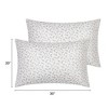 Unique Bargains Floral Printed Envelope Closure Breathable Soft Pillowcase Queen 20" x 30" 2 Pcs - image 4 of 4