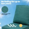 Pellebant Patio Chair Cushions Waterproof for Outdoor Furniture with Removable Cover Deep Seat & Back Cushion - 3 of 4