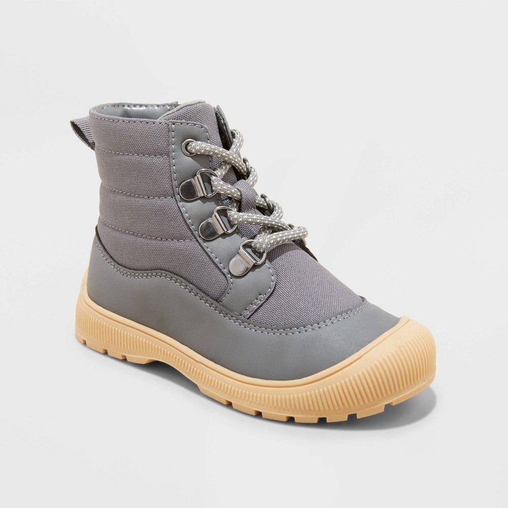 Toddler Fox Boots - Cat & Jack™ Charcoal Gray 7T