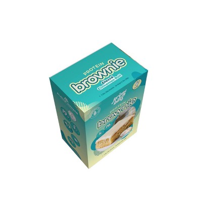 Prime Bites Glazed Cinnamon Protein Brownie - 19g Protein - 9.16oz/4ct: Chewy, Ready to Eat
