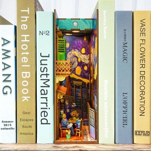 DIY 3D Book Nook Kit Vincent's World 80pcs - 1 of 4