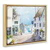 Stupell Industries Coastal Town Seaport Sailboats Floating Frame Canvas Art - 2 of 4