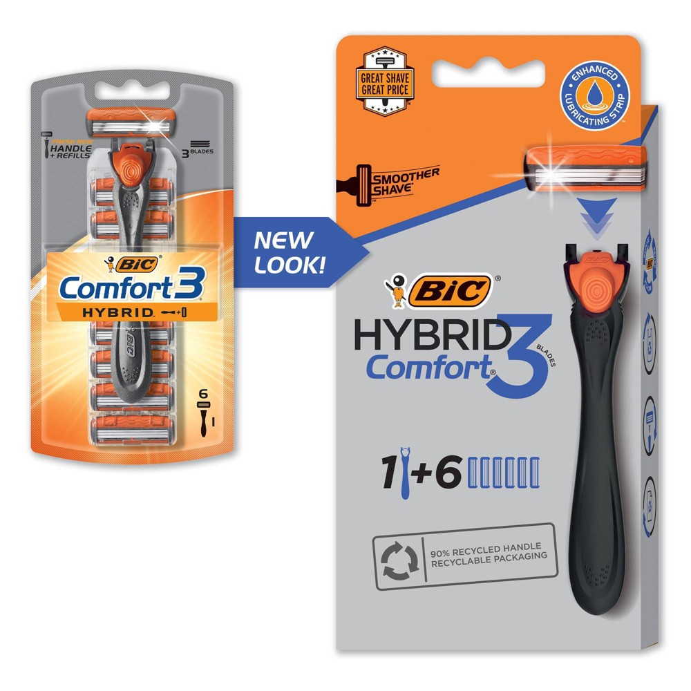 UPC 070330722620 product image for BiC Comfort 3 Hybrid Men's Disposable Razors - 6ct | upcitemdb.com