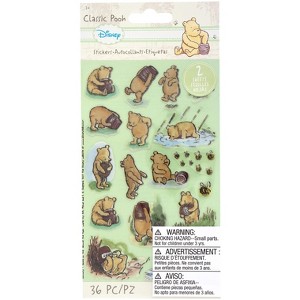 EK Success Disney Flat Stickers - Classic Pooh, 36pcs - 1 of 2
