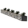 vidaXL Gabion Wall with Covers Galvanized Steel 118.1"x11.8"x19.7" - 3 of 4
