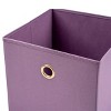 Racxily 4 Pack Collapsible Fabric Cube Storage Bins, cube organizer bins(10.5" x 10.5") - 4 of 4