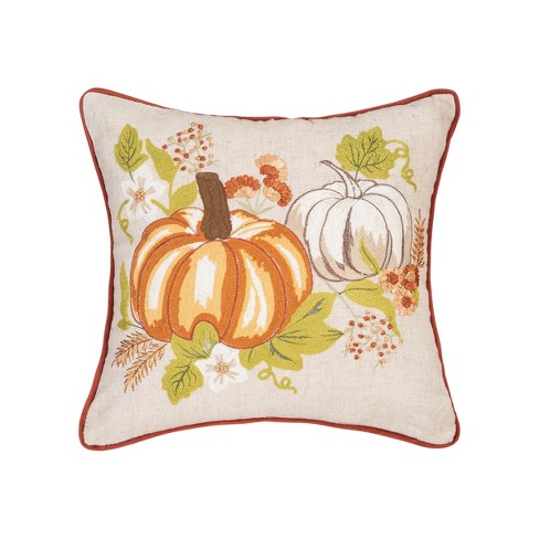 So Thankful Pumpkin Throw Pillow