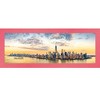 PosterPalooza | Panoramic Classic Modern Red Picture Frame - UV Acrylic, Foam Board Backing, Hanging Hardware - 4 of 4