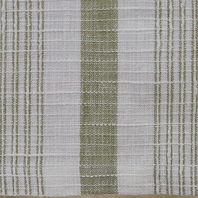 Green and White Cotton Woven Table Runner 15" x 72"