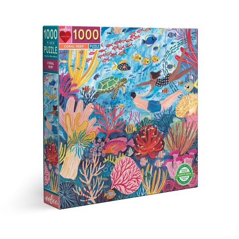 eeBoo Piece and Love Coral Reef 1000 piece Jigsaw Puzzle - image 1 of 4