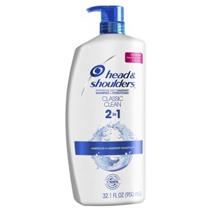 Head & Shoulders 2-in-1 Classic Clean Shampoo - 32.1 fl oz, Size: 33.9fl oz