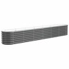 Garden Raised Bed Anthracite Powder-coated steel Large Durable vidaXL - 2 of 4