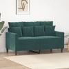 vidaXL Sofa Chair Upholstered Single Sofa Armchair for Living Room Velvet - 2 of 4