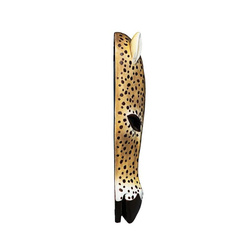 Design Toscano African Serengeti  Animal Wall Mask: Jaguar, 3 of 10