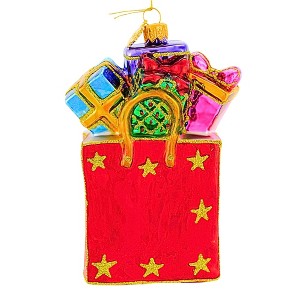 Huras Family 5.25 In Successful Shopping Hand Painted Keepsake Tree Ornaments - 1 of 4