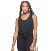 Expert Brand USA-Made Women's MoCA™ Cotton Blend Front Tie Tank Top - 2 of 4