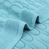 REGALWOVEN Lightweight Washable Cotton Reversible Water Absorbent Rug Shower Bath Mat - 4 of 4
