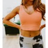 Women's Tell Me More Crop Tank - White Birch - 2 of 4