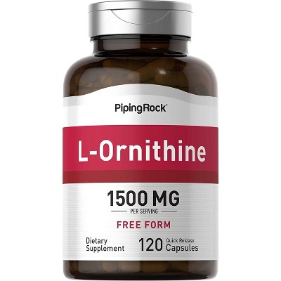 Piping Rock L-Ornithine 1500 mg | 120 Capsules