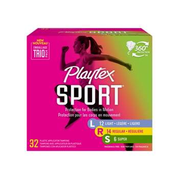 Playtex Sport Triplepack Tampons - Light/Regular/Super - 32ct