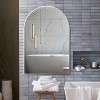 MAYEERTY Metal Framed Arched Bathroom Mirror for Wall - 4 of 4