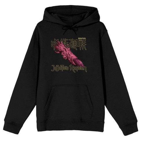 Jujutsu Kaisen Core Poster Long Sleeve Black Adult Hooded Sweatshirt ...