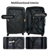 KTMBDW Luggage sets of 7 Piece 20 24 28 IN Carry on Luggage sets 3 piece Hardcase Luggage Suitcase Set with Wheels - 4 of 4
