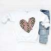 Simply Sage Market Women's Graphic Sweatshirt Leopard Baseball Heart - 3 of 4