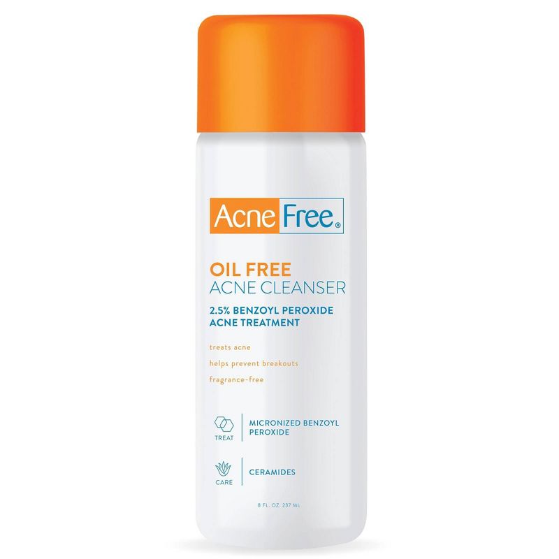 AcneFree Oil-Free Acne Cleanser - Unscented - 8 fl oz, 1 of 8