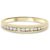 Pompeii3 1/4ct 14K Yellow Gold Diamond Wedding Guard Stack Ring - 3 of 4