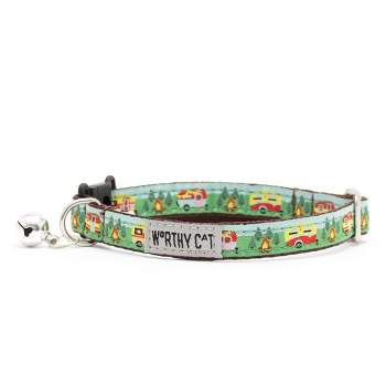 The Worthy Dog Happy Camper Breakaway Adjustable Cat Collar