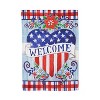 Welcome Heart Garden Suede Flag - 2 of 2