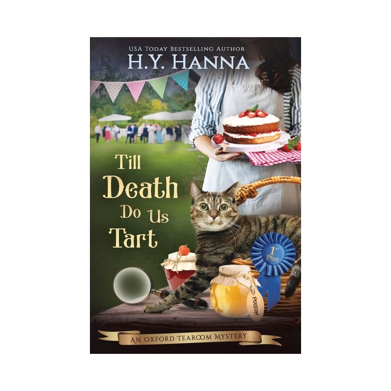 Till Death Do Us Tart (LARGE PRINT) - (Oxford Tearoom Mysteries) Large Print by  H y Hanna (Paperback), 1 of 2