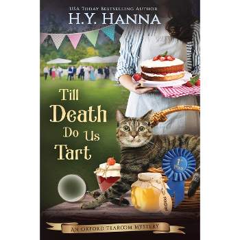 Till Death Do Us Tart (LARGE PRINT) - (Oxford Tearoom Mysteries) Large Print by  H y Hanna (Paperback)