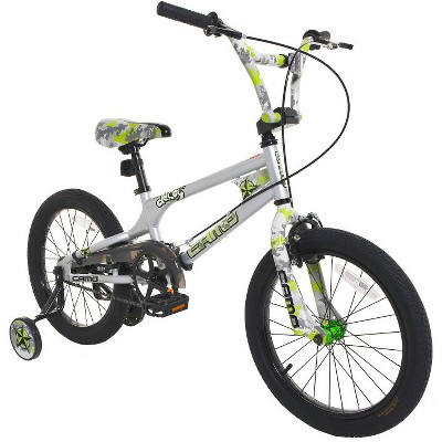 Dynacraft Camo Decoy 18&#34; Kids&#39; Bike - Silver/Green