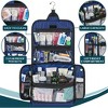 PAVILIA Large Hanging Toiletry Bag, Travel Women Men Cosmetic Organizer, Water Resistant Makeup Accessories Essentials Kit - 4 of 4