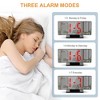 REGALWOVEN Dimmable LED Alarm Clock  Snooze Function 7.3"L x 1.9"W x 3.0"H 1 Pc - 4 of 4