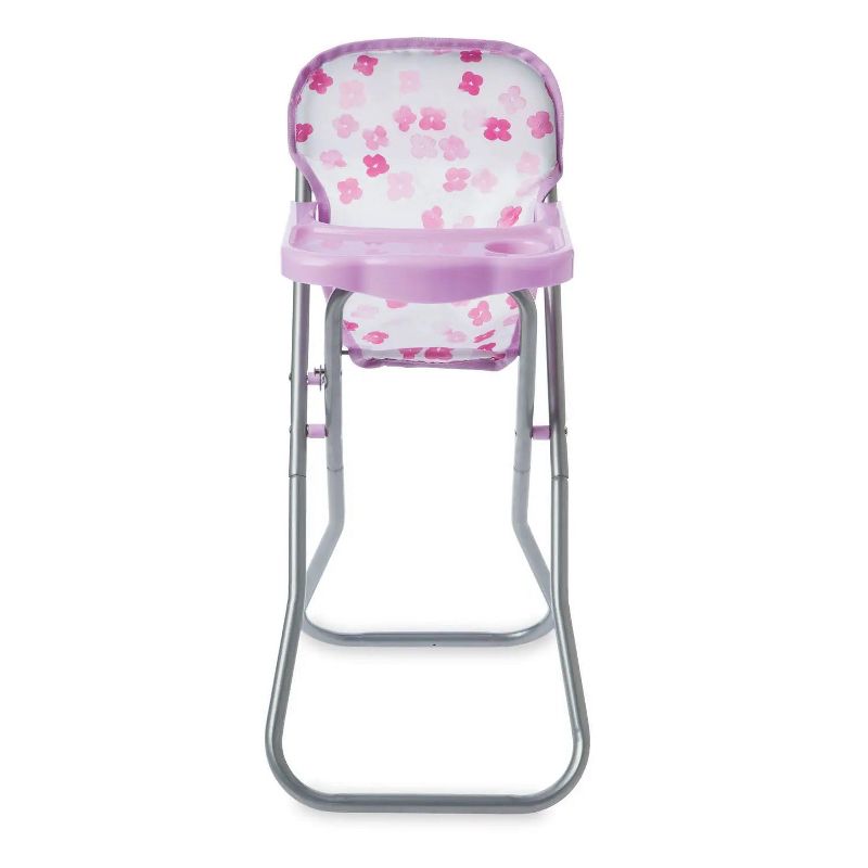 Manhattan Toy Baby Stella Blissful Blooms High Chair First Baby Doll Play Set for 15" Dolls, 1 of 9
