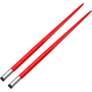 Hay Spear 49" Bale Spear 4000 lbs Capacity, Quick Attach Square Hay Bale Spears, Hay Handing Equipment, Bale Hay Spike with Hex Nut & Sleeve - 1 of 4