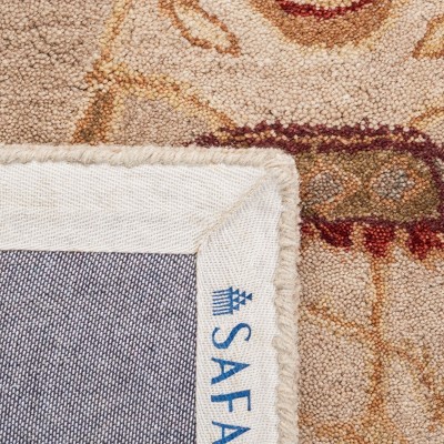 Ivory Elegance Round Handmade Wool Tufted Rug 3'