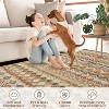 Runner Rug Vintage Distressed Geometric Hallway Carpet Machine Washable Non-Slip - 4 of 4